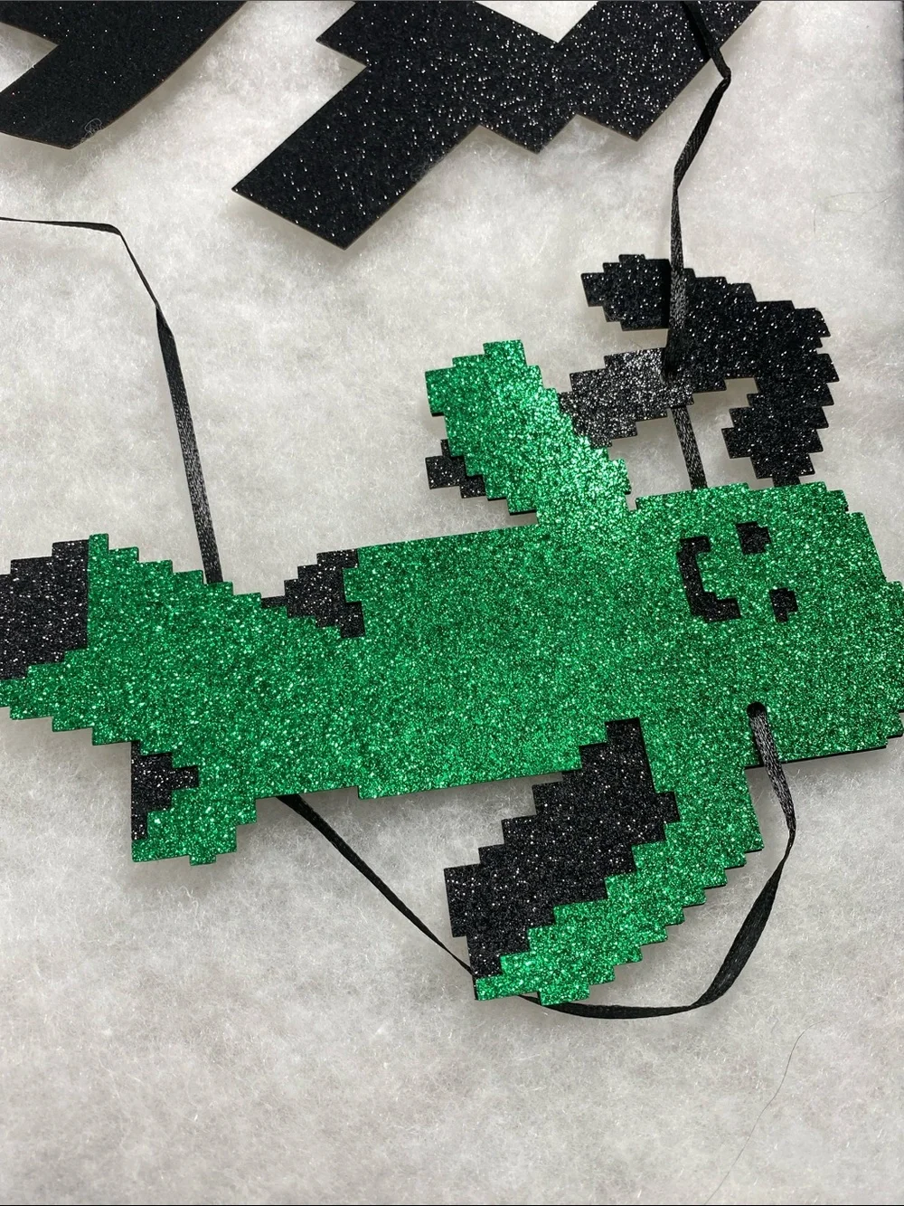 Minecraft Party Zone 'Happy Birthday' Banner with Red TNT Accents party bags